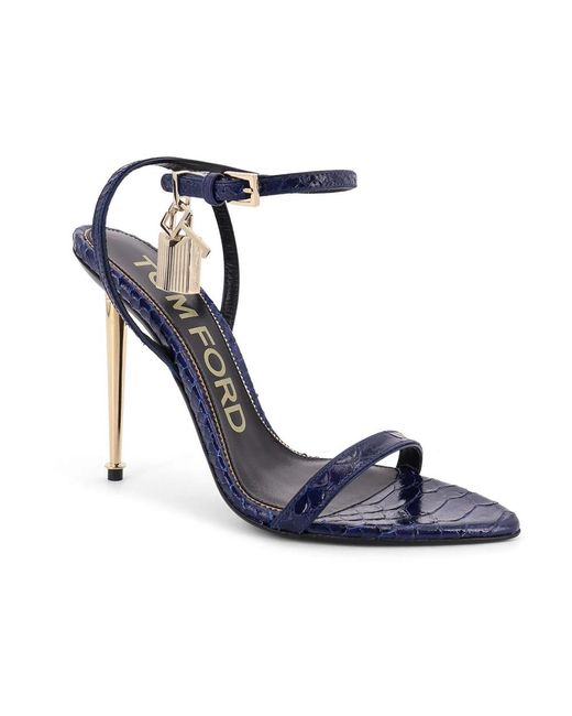 Tom Ford Blue High Heel Sandals