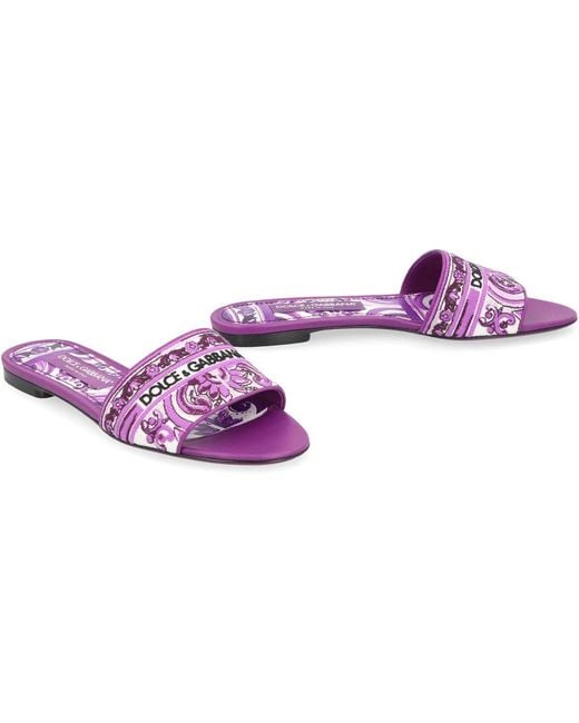 Sliders Dolce & Gabbana en coloris Purple