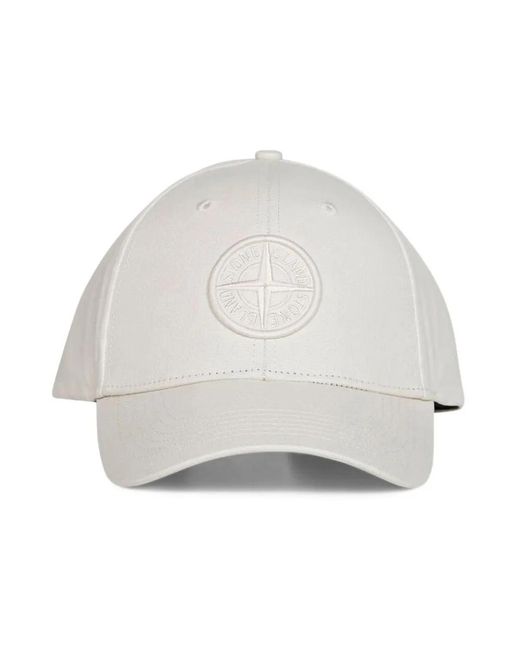 Stone Island White Caps for men
