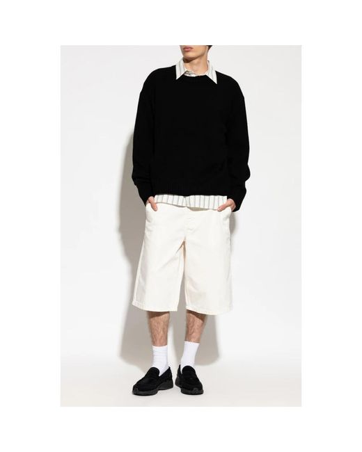 FRAME Kaschmirpullover Mit Rundhalsausschnitt in Black für Herren