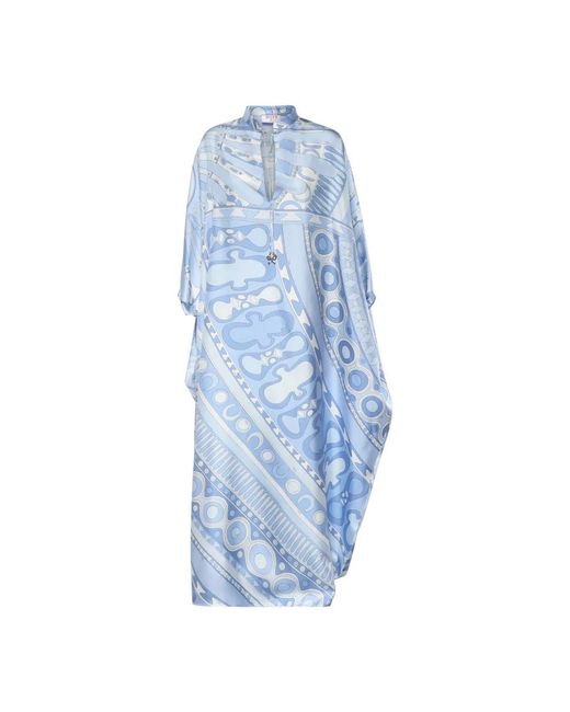 Emilio Pucci Blue Maxi Dresses