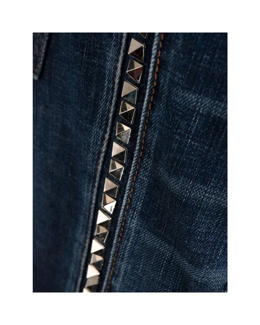 Philipp Plein Blue Slim Fit Jeans for men