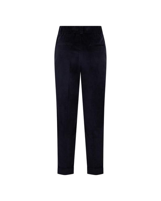 Peserico Blue Cropped Trousers