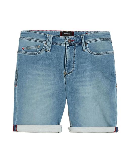 Cinque Blue Denim Shorts for men