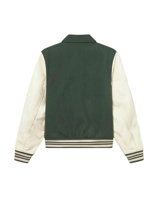 Les Deux Green Bomber Jackets for men