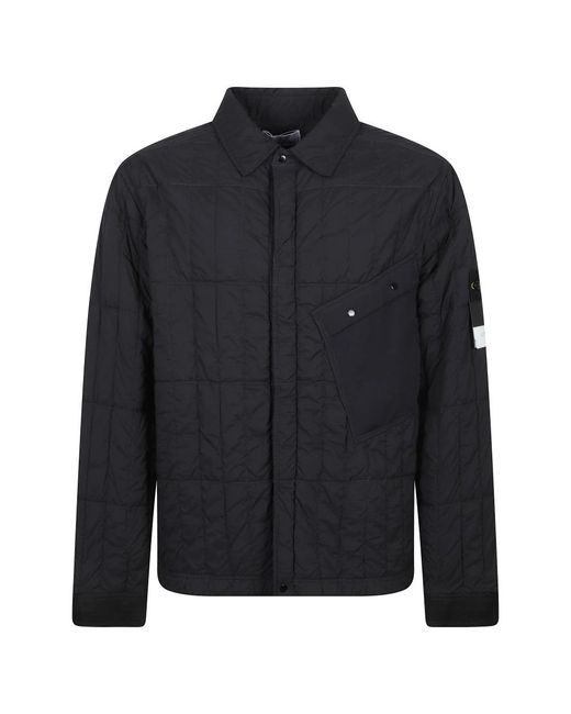 Stone Island Black Light Jackets for men