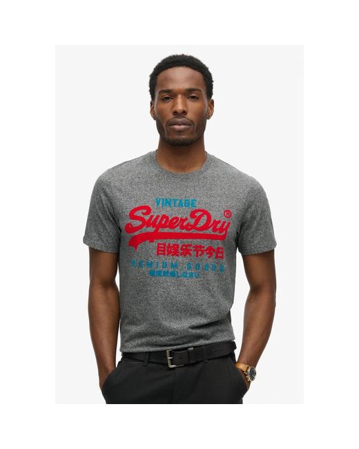 T-Shirts Superdry de hombre de color Gray