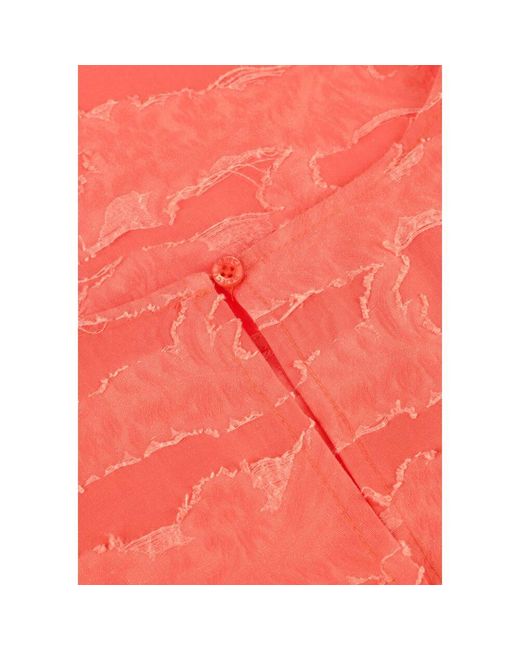 Object Red Oranges Midi-Kleid Mit 3/4 Ärmeln