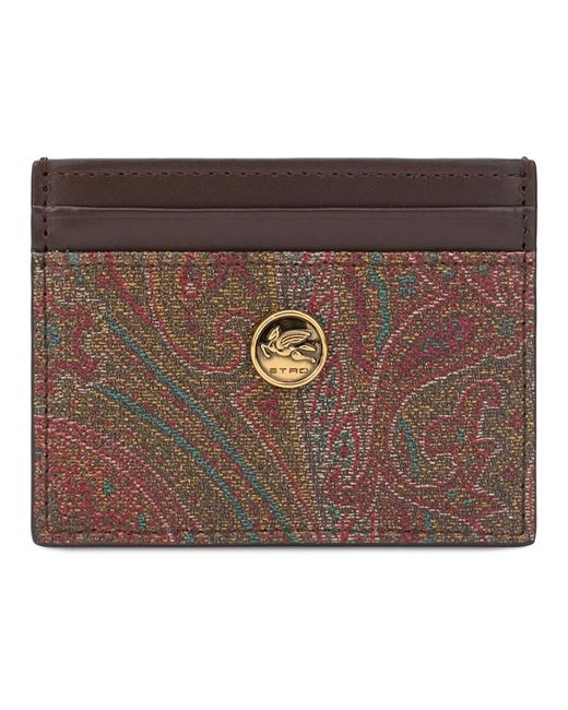 Etro Brown Wallets & Cardholders