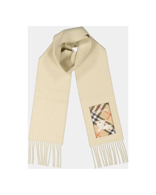 Winter Scarves Burberry de color Metallic