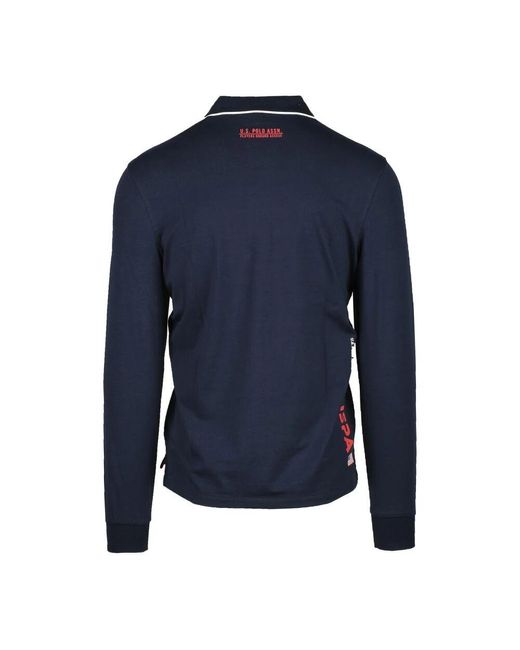 U.S. POLO ASSN. Dunkelblaues hemd in Blue für Herren