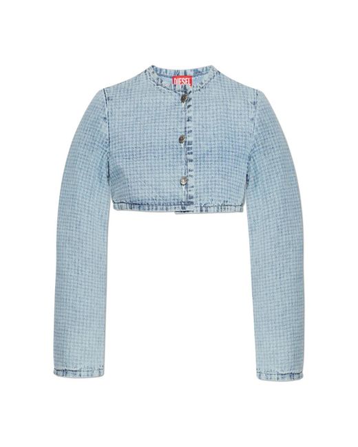 DIESEL Blue Denim Jackets