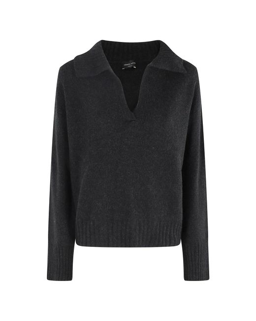V-Neck Knitwear Roberto Collina en coloris Black