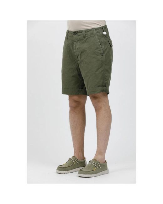 Mason's Green Casual Shorts for men