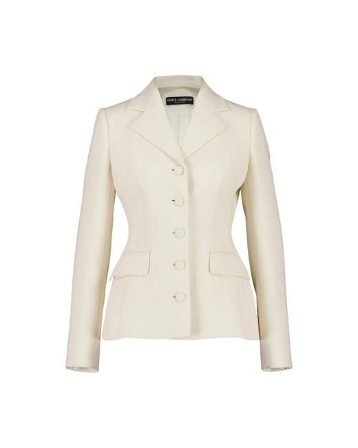 Dolce & Gabbana Natural Blazers