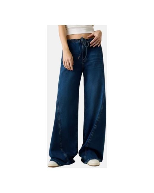 Guess Blue Wide Jeans