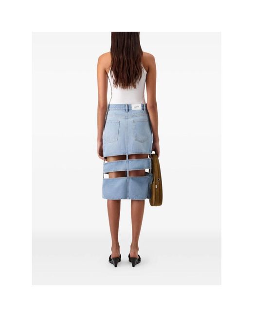 Coperni Skirts in het Blue
