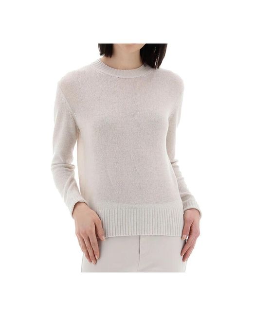 Herno White Cashmere Knitwear
