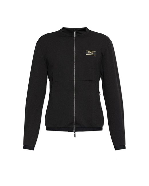 Zip-Throughs di EA7 in Black da Uomo