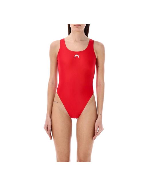 MARINE SERRE Red Swimwear