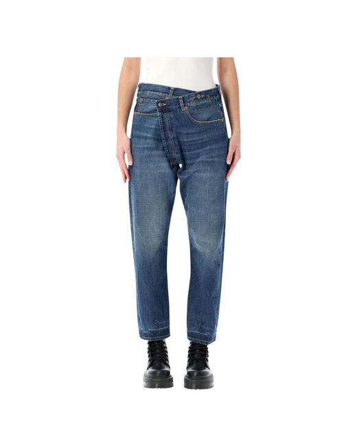R13 Blue Cropped Jeans