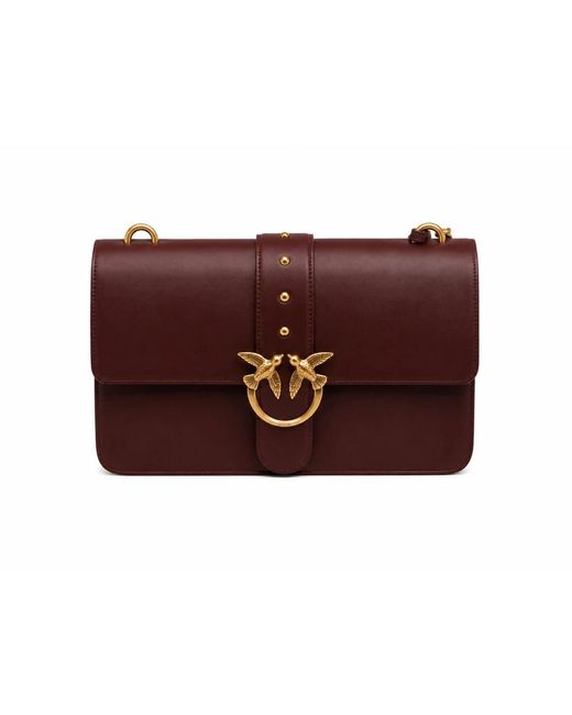 Pinko Red Shoulder Bags