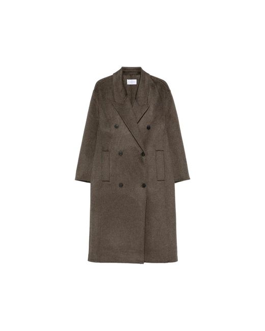 The Dynamis Studio Brown Double-Breasted Coats