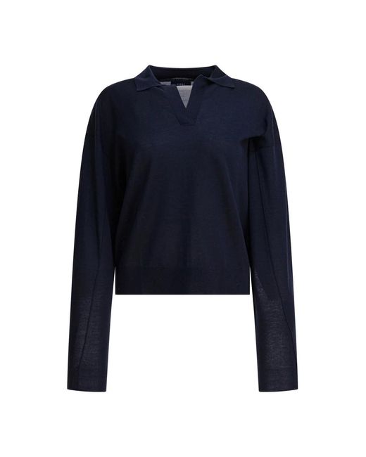 Soeur Blue V-Neck Knitwear