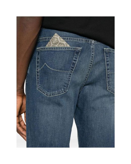 Jacob Cohen Blue Slim Fit Jeans for men