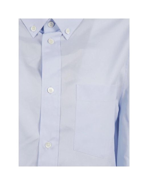 Marni Blue Blaue hemden für männer