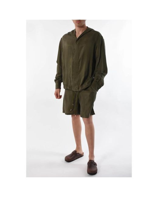 Costumein Green Casual Shorts for men