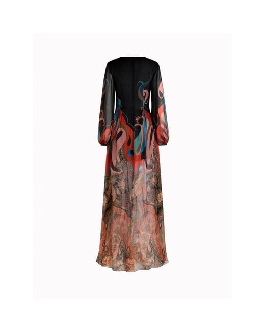 Etro Brown Maxi Dresses
