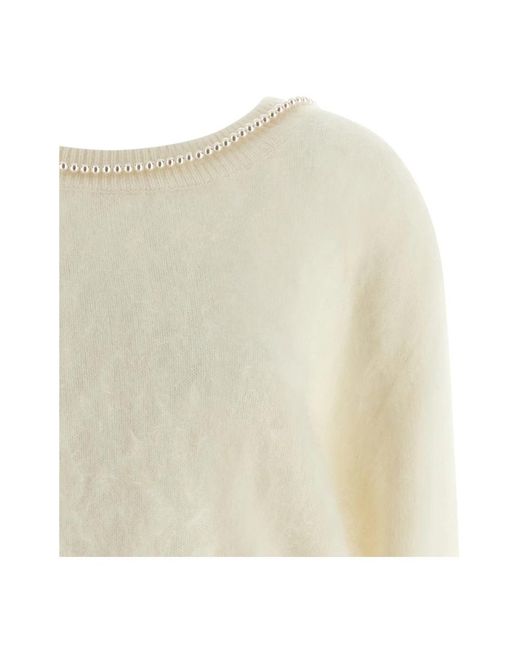 BERNADETTE Natural Round-Neck Knitwear