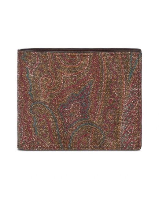 Etro Brown Wallets & Cardholders for men