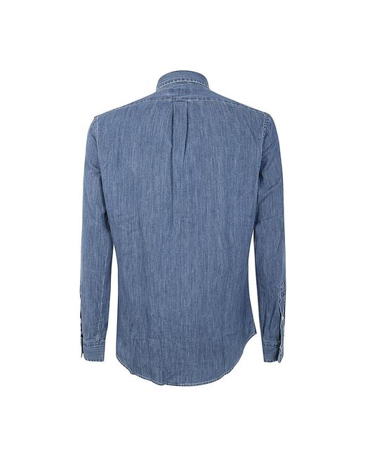 Polo Ralph Lauren Blue Denim Shirts for men