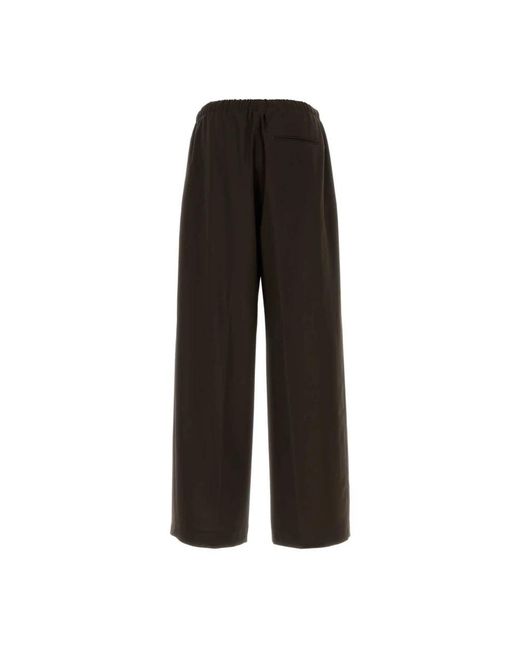 HUGO Black Wide Trousers for men