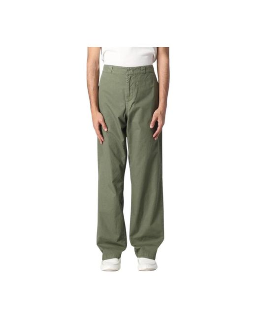 Aspesi Green Wide Trousers for men