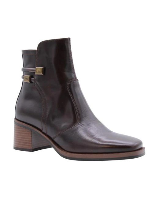 Nero Giardini Brown Heeled Boots