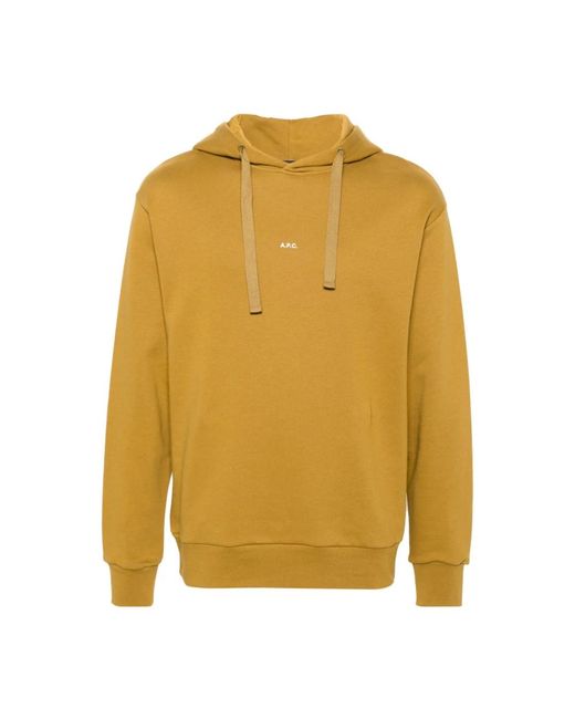 Hoodies di A.P.C. in Yellow da Uomo