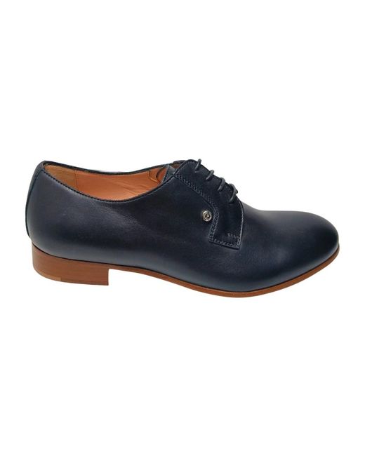 Pollini Blue Laced Shoes