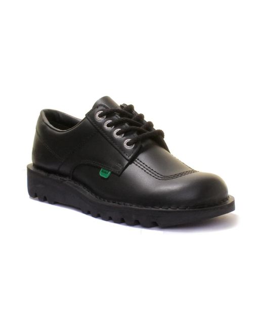 Kickers Black Laced Shoes for men