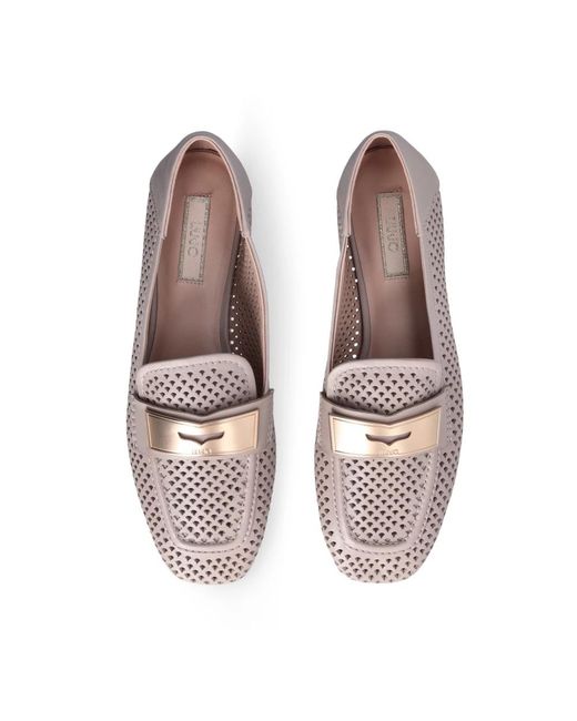 Liu Jo Gray Loafers