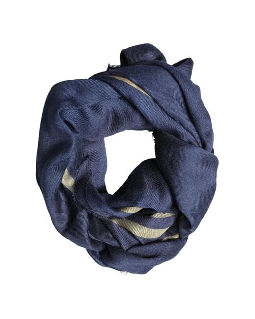 Dolce & Gabbana Blue Winter Scarves