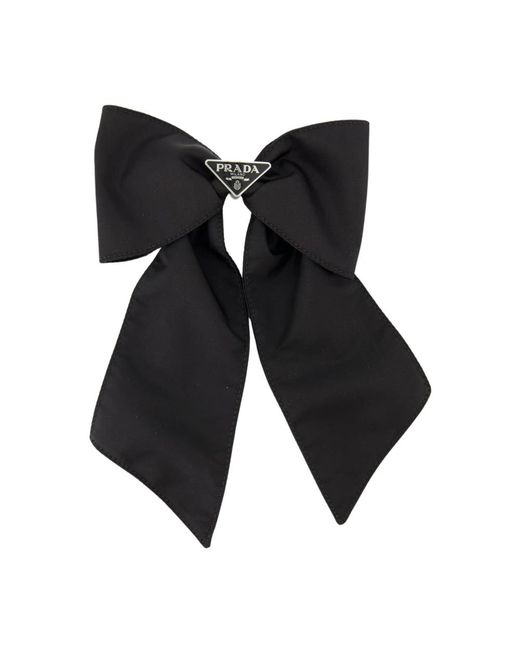 Prada Black Hair Accessories