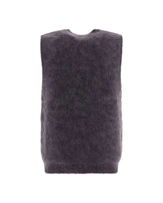 Beams Plus Gray Sleeveless Jumpers for men
