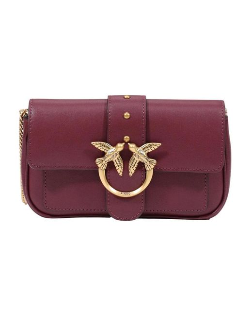 Pinko Purple Cross Body Bags