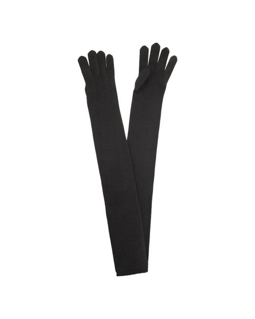 Max Mara Black Timor Long Glove