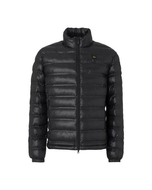 Winter Jackets Blauer de hombre de color Black