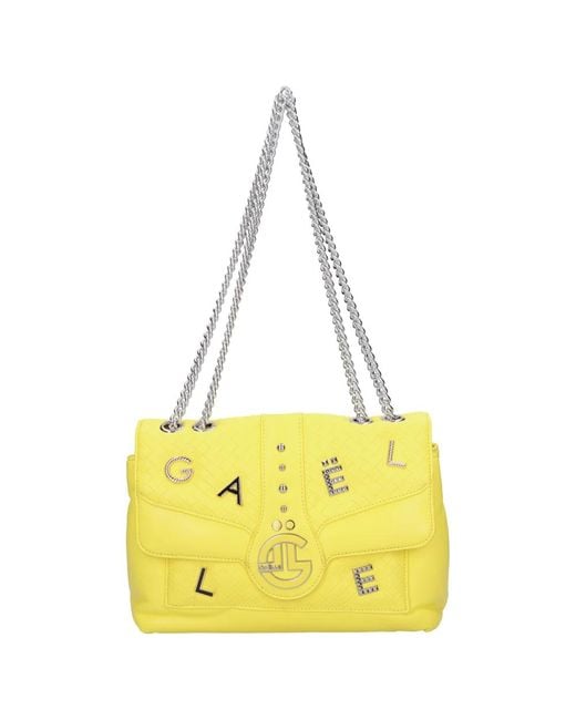 Gaelle Paris Yellow Shoulder Bags