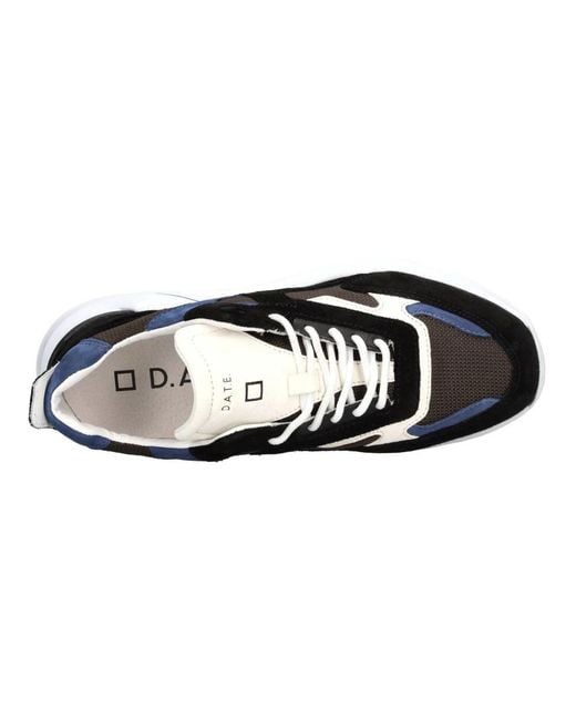 Date Blue Sneakers for men